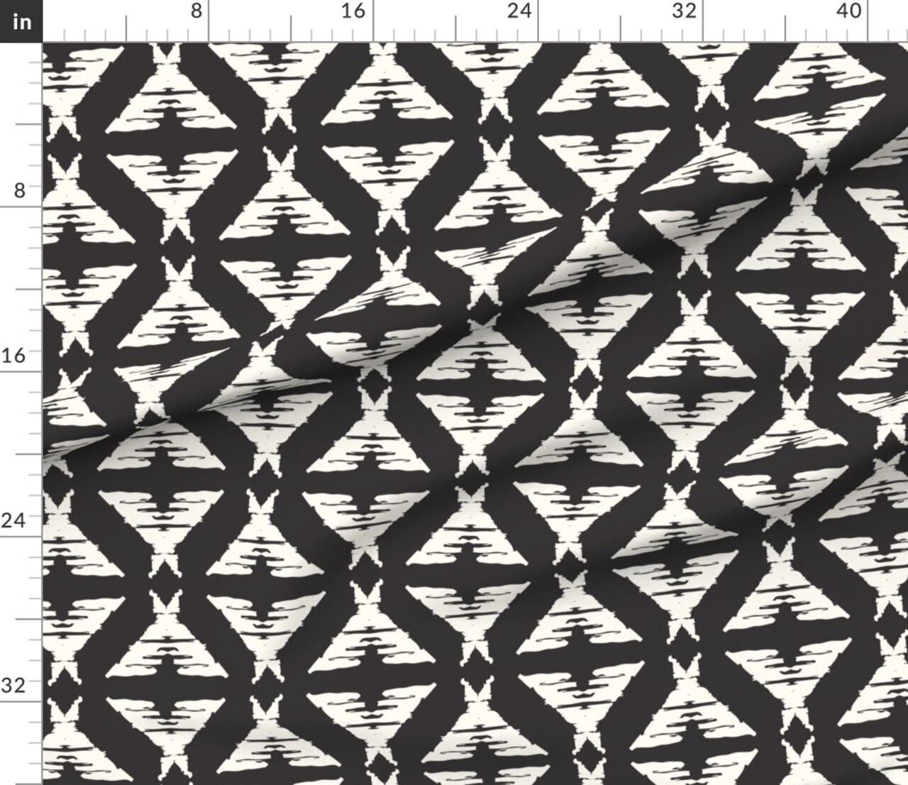 Southwestern Cowboy Bold Boho Neutral Abstract Western Cowgirl Custom Printed Fabric by Spoonflower Various Fabrics by the Yard or Fat Quarter